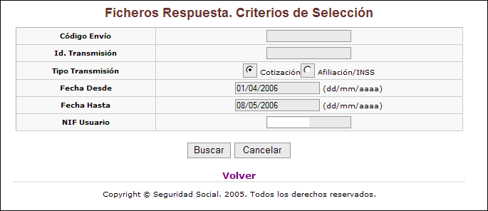 Consulta/descarga Acuses Técnico