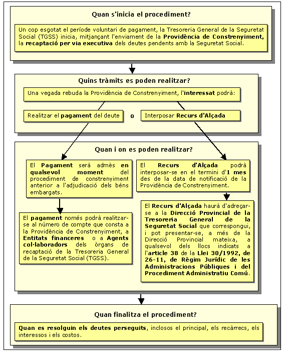 Procediment de Recaptació en via executiva