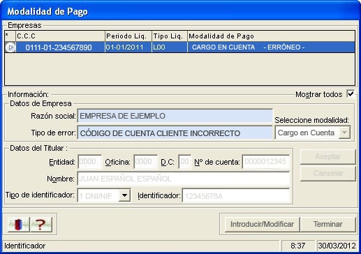 Selecting method of payment