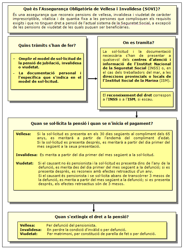 Procediment de sol·licitud de l'Assegurança Obligatòria de Vellesa i Invalidesa