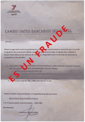 Carta fraudulenta
